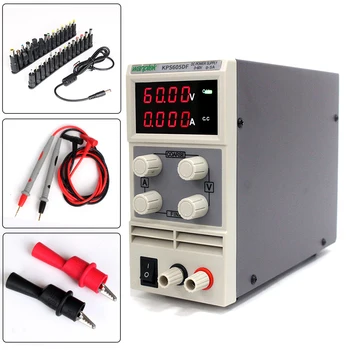 0-60V/0-5A DC Power Supply 110V-230V 0.1V/0.001A LED Digital Adjustable Switch Voltage Regulators KPS605DF
0-60V/0-5A DC Power Supply 110V-230V 0.1V/0.001A LED Digital Adjustable Switch Voltage Regulators KPS605DF