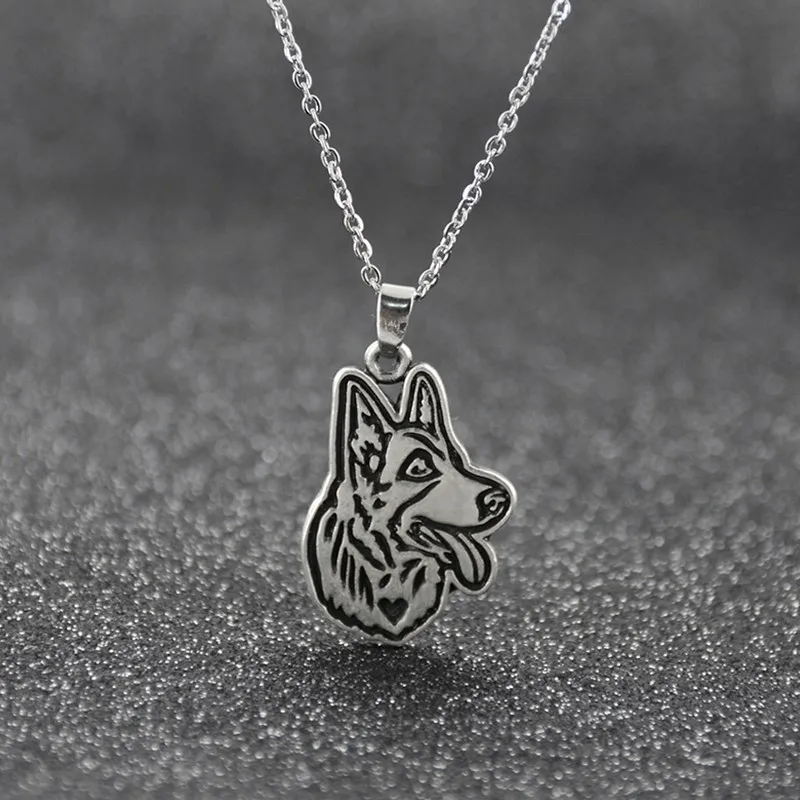 New Colar Vintage German Shepherd Pendant Love Necklace Bohomian Dog Maxi Necklaces Collier Femme For Women Men Jewelry Choker
New Colar Vintage German Shepherd Pendant Love Necklace Bohomian Dog Maxi Necklaces Collier Femme For Women Men Jewelry Choker