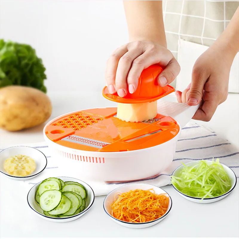 Mandoline Slicer Vegetable Slicer Potato Peeler Carrot Onion Grater With Strainer Vegetable Cutter Kitchen Accessories
Mandoline Slicer Vegetable Slicer Potato Peeler Carrot Onion Grater With Strainer Vegetable Cutter Kitchen Accessories