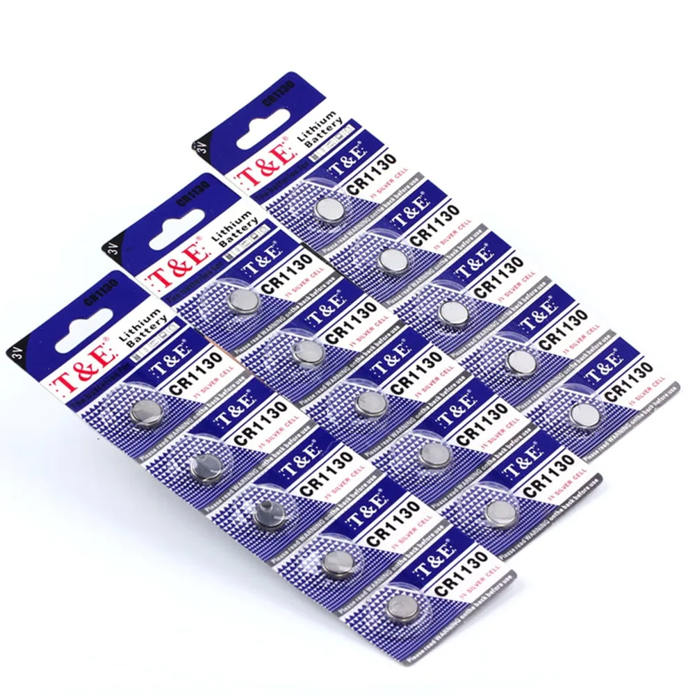 15Pack/3pcs CR1130 Coin Button Cell Batteries BR1130 ECR1130 Lithium Battery 3V CR 1130 For Watch Electronic Toy Remote
15Pack/3pcs CR1130 Coin Button Cell Batteries BR1130 ECR1130 Lithium Battery 3V CR 1130 For Watch Electronic Toy Remote