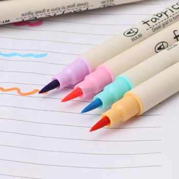 

10 pcs Fabricolor touch write brush pen Color Calligraphy marker pens set Chinese Stationery Drawing art School supplies July