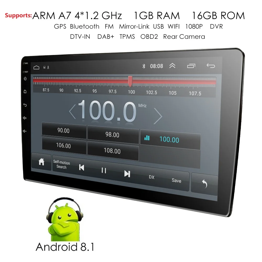 2 Din 9'' 4Core Universal Android 9.0 1GB RAM Car Radio Stereo GPS Navigation WiFi 1024*600 Touch Screen 2din Car PC Auto audio
2 Din 9'' 4Core Universal Android 9.0 1GB RAM Car Radio Stereo GPS Navigation WiFi 1024*600 Touch Screen 2din Car PC Auto audio