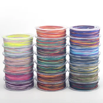 0.8mm colorful Nylon line Thread Chinese Knot Macrame Cord Bracelet Braided String DIY Tassels Beading 25m/roll
0.8mm colorful Nylon line Thread Chinese Knot Macrame Cord Bracelet Braided String DIY Tassels Beading 25m/roll