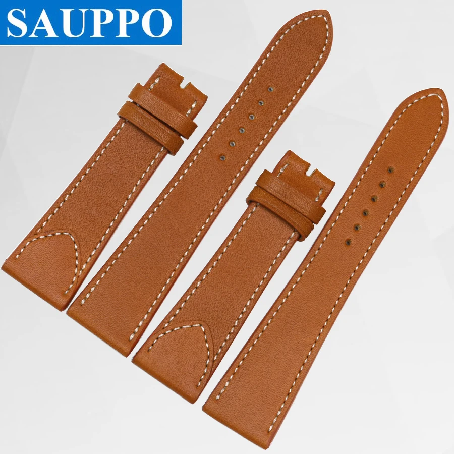 SAUPPO Top Layer Leather Watch Belt Yellowish-Brown Calf Skin Leather Watch Band suitable for Hermes
SAUPPO Top Layer Leather Watch Belt Yellowish-Brown Calf Skin Leather Watch Band suitable for Hermes