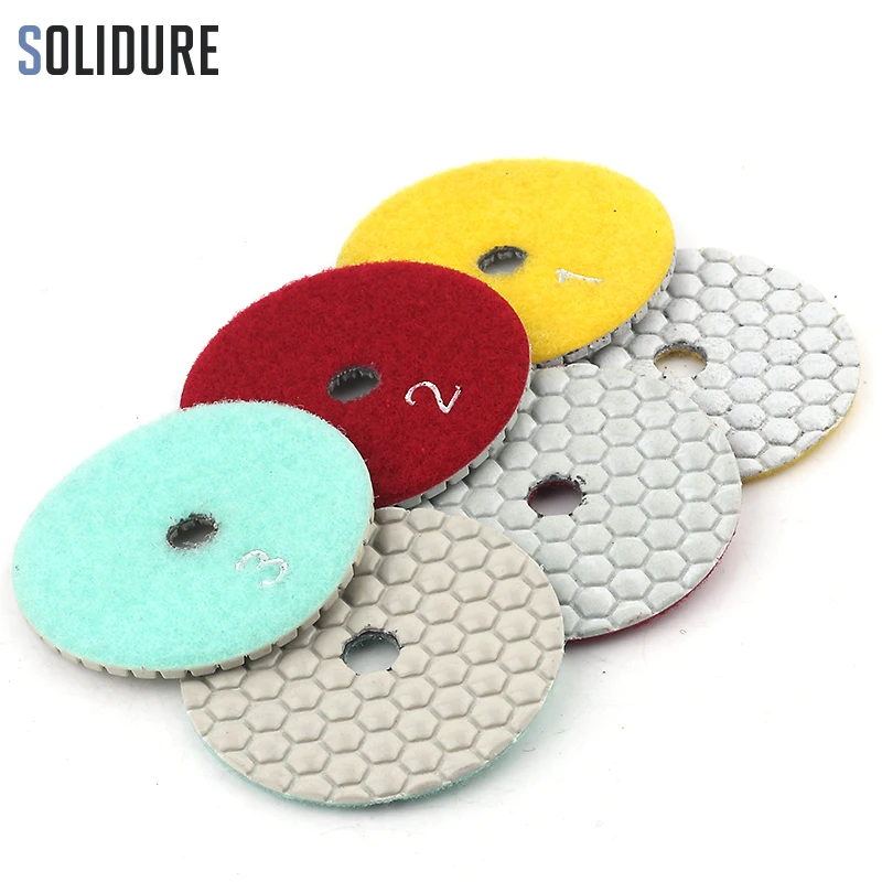 3pcs/set 3 inch 80mm dry diamond 3 step polishing pads for granite,marble and Engineered stone
3pcs/set 3 inch 80mm dry diamond 3 step polishing pads for granite,marble and Engineered stone