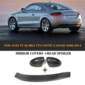 Carbon Fiber Rear Spoiler Rearview Mirror Cap Cover for AUDI TT 8J MK2 TTS 2-Door Coupe Convertible 2008-2014 3pcs
Carbon Fiber Rear Spoiler Rearview Mirror Cap Cover for AUDI TT 8J MK2 TTS 2-Door Coupe Convertible 2008-2014 3pcs