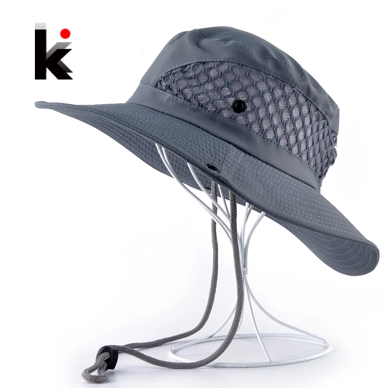 Summer Bucket Hat Breathable Mesh Beach Hats Man Wide Brim Sun Gorra Mujer Men's Outdoors Foldable UV Protection Fishings Caps
Summer Bucket Hat Breathable Mesh Beach Hats Man Wide Brim Sun Gorra Mujer Men's Outdoors Foldable UV Protection Fishings Caps