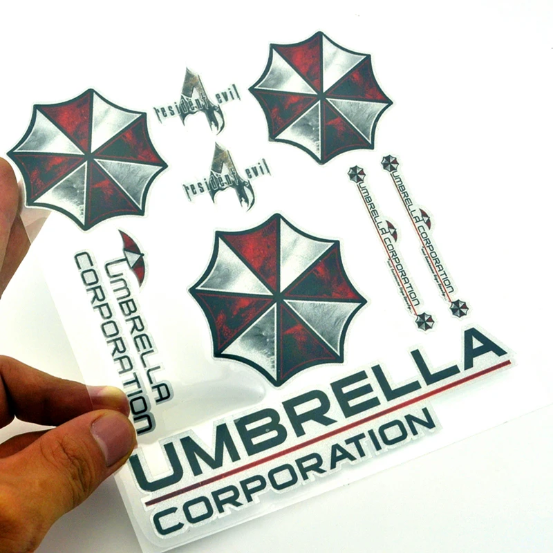 Car Styling UMBRELLA CORPORATION Logo PVC Car Window Sticker For Rear Windshield on Motorcycle Suitcase Phone Sticker
Car Styling UMBRELLA CORPORATION Logo PVC Car Window Sticker For Rear Windshield on Motorcycle Suitcase Phone Sticker