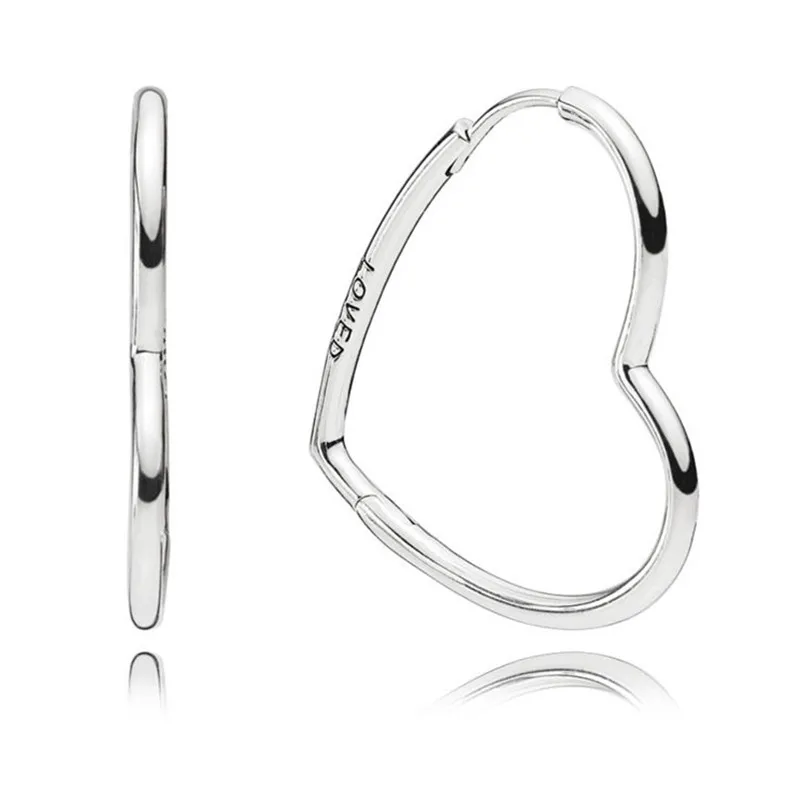 925 Sterling Silver Branded Earring For Women Small Asymmetric Hearts Of Love Hoop Earrings Fine Europe Jewelry Birthday Gift
925 Sterling Silver Branded Earring For Women Small Asymmetric Hearts Of Love Hoop Earrings Fine Europe Jewelry Birthday Gift