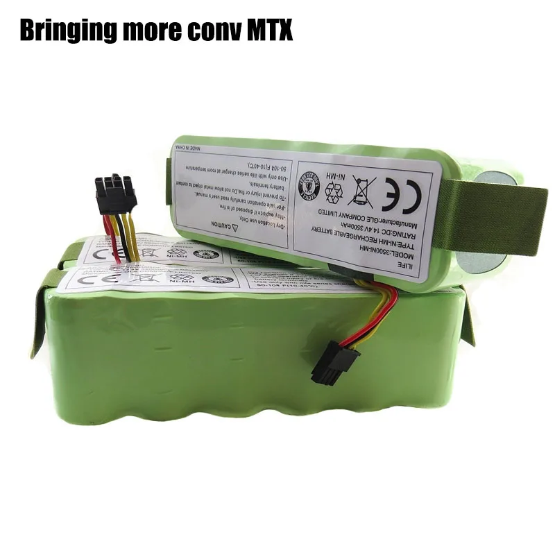 NI-MH 3500mAH 14.4 V Battery for Kitfort KT504 Haier T322 T321 T320 T325 robotic Vacuum Cleaner Parts Accessory For Haier T321
NI-MH 3500mAH 14.4 V Battery for Kitfort KT504 Haier T322 T321 T320 T325 robotic Vacuum Cleaner Parts Accessory For Haier T321