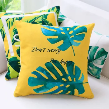 DUNXDECO Cushion Cover Decorative Pillow Case Fresh Yellow Green Leaf Plant Warm Home Sofa Chair Bedding Coussin Decorating
DUNXDECO Cushion Cover Decorative Pillow Case Fresh Yellow Green Leaf Plant Warm Home Sofa Chair Bedding Coussin Decorating