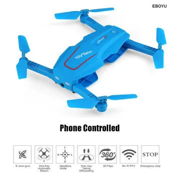 

Wltoys Q626-B 2.4Ghz 4CH Foldable Wi-Fi FPV Drone w/ 720P HD Camera Selfie Drone Altitude Hold RC Quadcopter Drone RTF