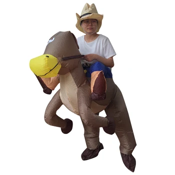 Inflatable Cowboy Ride Horse Costume For Kids Gift Animal Halloween Party Costumes Children's Day Purim Party Dress
Inflatable Cowboy Ride Horse Costume For Kids Gift Animal Halloween Party Costumes Children's Day Purim Party Dress