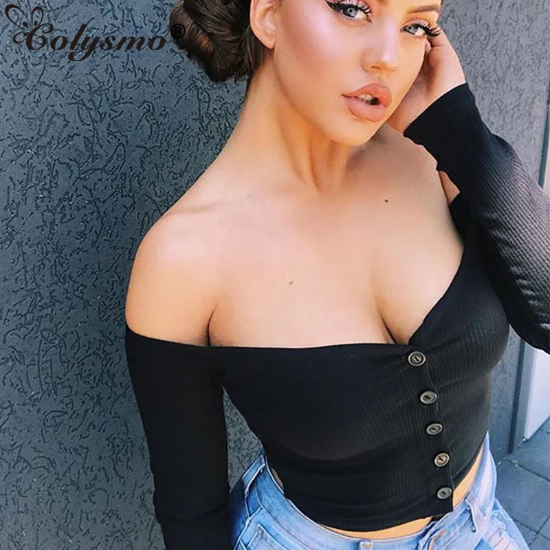Colysmo Women Tops Knitwear Sexy Strapless Women's Shirt Long Sleeves Off Shoulder Ladies Tops Women Autumn Pullovers Fashion
Colysmo Women Tops Knitwear Sexy Strapless Women's Shirt Long Sleeves Off Shoulder Ladies Tops Women Autumn Pullovers Fashion