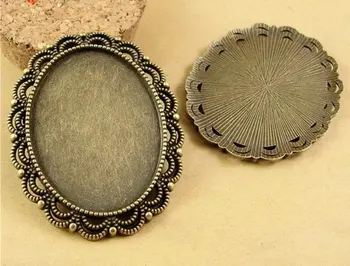 10pcs 40 x 30mm Antique Bronze Cabochon Pendant Base, Oval pendant setting, Oval Pendant Trays, Bezel Cabochon Settings S001932
10pcs 40 x 30mm Antique Bronze Cabochon Pendant Base, Oval pendant setting, Oval Pendant Trays, Bezel Cabochon Settings S001932