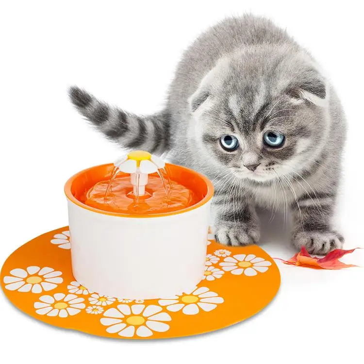 Flower style Pet cat Drinking Dispenser Automatic cat dog water fountain 1.6L water circulation electric fountain dog cat bowl
Flower style Pet cat Drinking Dispenser Automatic cat dog water fountain 1.6L water circulation electric fountain dog cat bowl