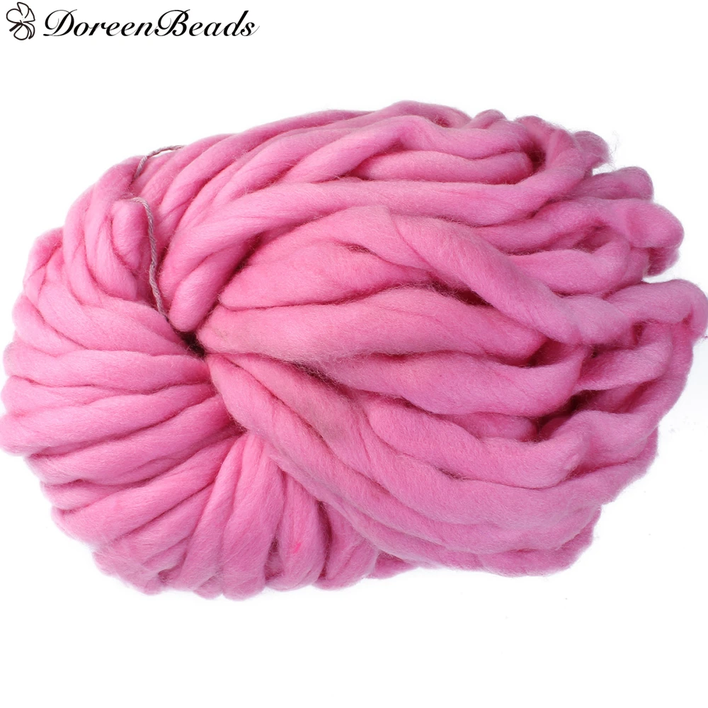 Soft Wool Roving Thick Threads For Knitting Yarn Hand Knit Scarf Soft Acrylic Yarn Crocheting Wool Needles Hand-woven About 250g
Soft Wool Roving Thick Threads For Knitting Yarn Hand Knit Scarf Soft Acrylic Yarn Crocheting Wool Needles Hand-woven About 250g