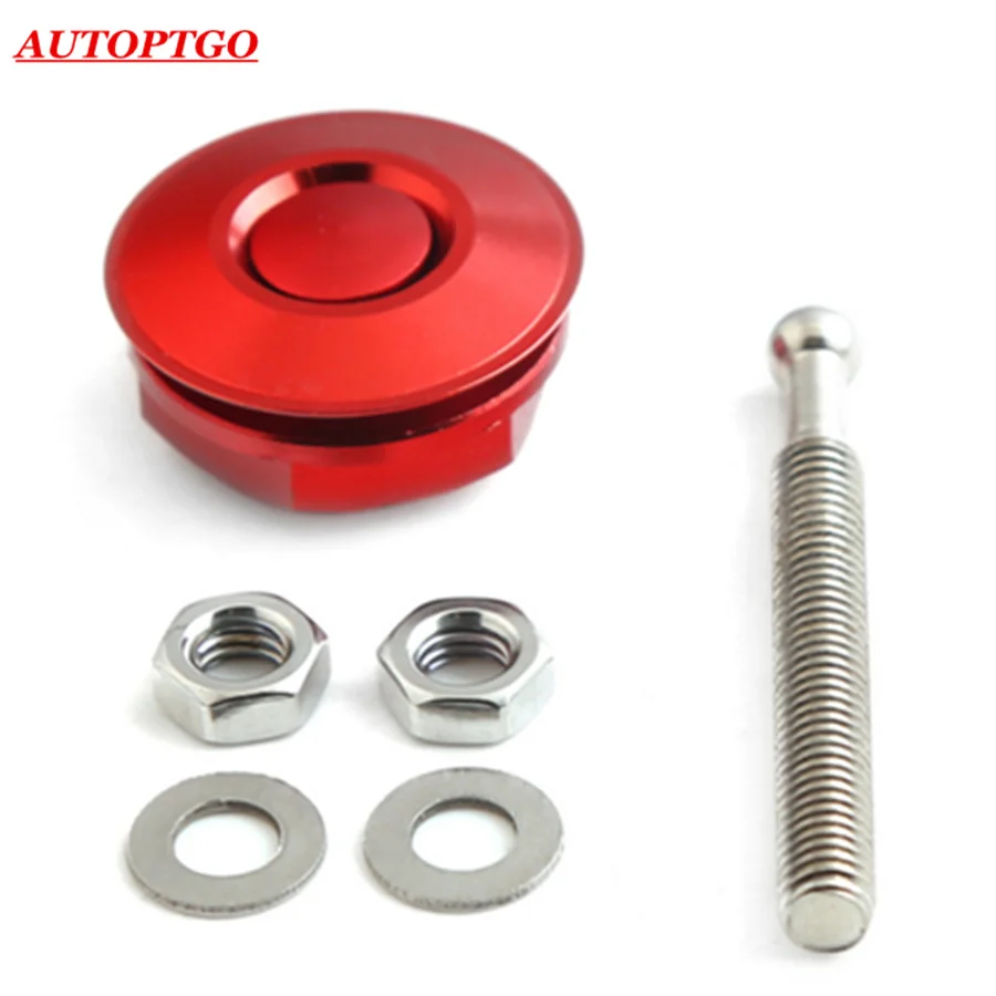 Red M32 Push Button Quik Latch Mini Quick Latch Release Fastener For Auto Car Truck Suv Bumper Hood Lock Pin Clip 54mm Screws
Red M32 Push Button Quik Latch Mini Quick Latch Release Fastener For Auto Car Truck Suv Bumper Hood Lock Pin Clip 54mm Screws