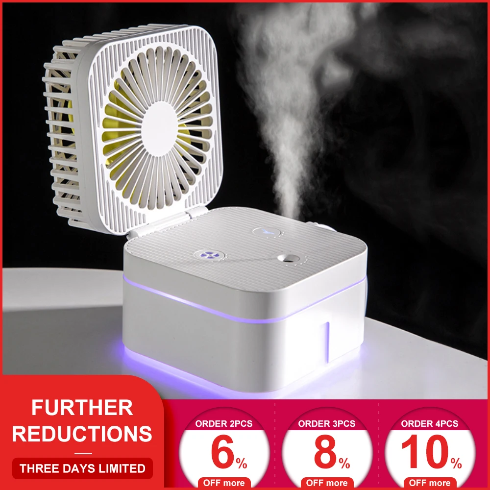 3In1 Mini USB Air Humidifier Fans Nebulizing Diffuser Lamp 7 color LED lights Diffuser Portable Mist Maker Fogger Spray
3In1 Mini USB Air Humidifier Fans Nebulizing Diffuser Lamp 7 color LED lights Diffuser Portable Mist Maker Fogger Spray