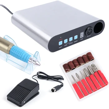 Sliver Electric Manicure Drill Diamond Milling Machine Nail Cutters Files For Nail Polish Pedicure Manicure Nail Art Tools SA883
Sliver Electric Manicure Drill Diamond Milling Machine Nail Cutters Files For Nail Polish Pedicure Manicure Nail Art Tools SA883