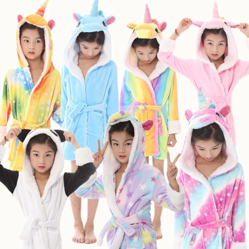 PSEEWE Baby Animal Bathrobe For Boys And Girls Flannel Hooded Unicorn Towel Beach Kids Sleepwear Autumn Winter Children Clothes
PSEEWE Baby Animal Bathrobe For Boys And Girls Flannel Hooded Unicorn Towel Beach Kids Sleepwear Autumn Winter Children Clothes