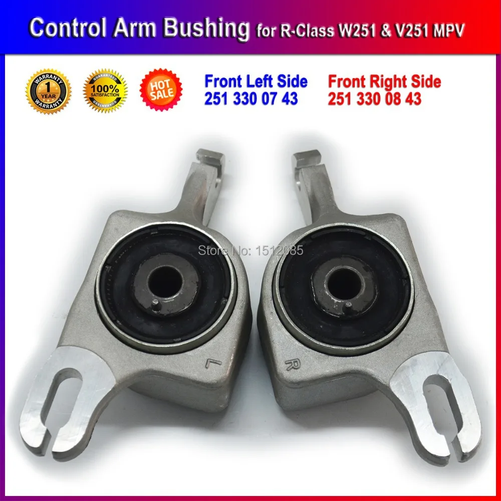 AP03 Pair Front Control Arm Bushing Fit for Mercedes R-Class W251-2513300743 & 2513300843
AP03 Pair Front Control Arm Bushing Fit for Mercedes R-Class W251-2513300743 & 2513300843