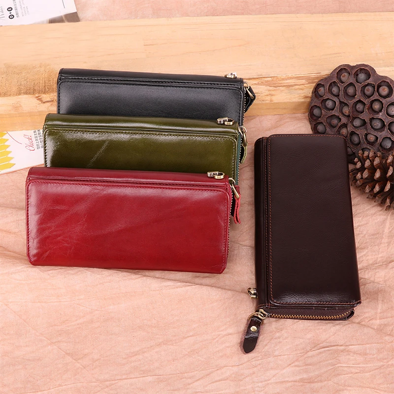 Women Leather Wallet Women's Clutch Bag Hasp Wallet Zipper Long Purses Card Holder High Quality Bolsa Feminina
Women Leather Wallet Women's Clutch Bag Hasp Wallet Zipper Long Purses Card Holder High Quality Bolsa Feminina