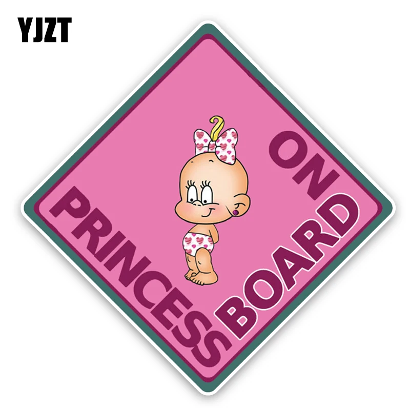 YJZT 14.5*14.5CM Interesting Car Sticker Lovely PRINCESS BABY ON BOARD Colored Cartoon Decoration C1-5526
YJZT 14.5*14.5CM Interesting Car Sticker Lovely PRINCESS BABY ON BOARD Colored Cartoon Decoration C1-5526