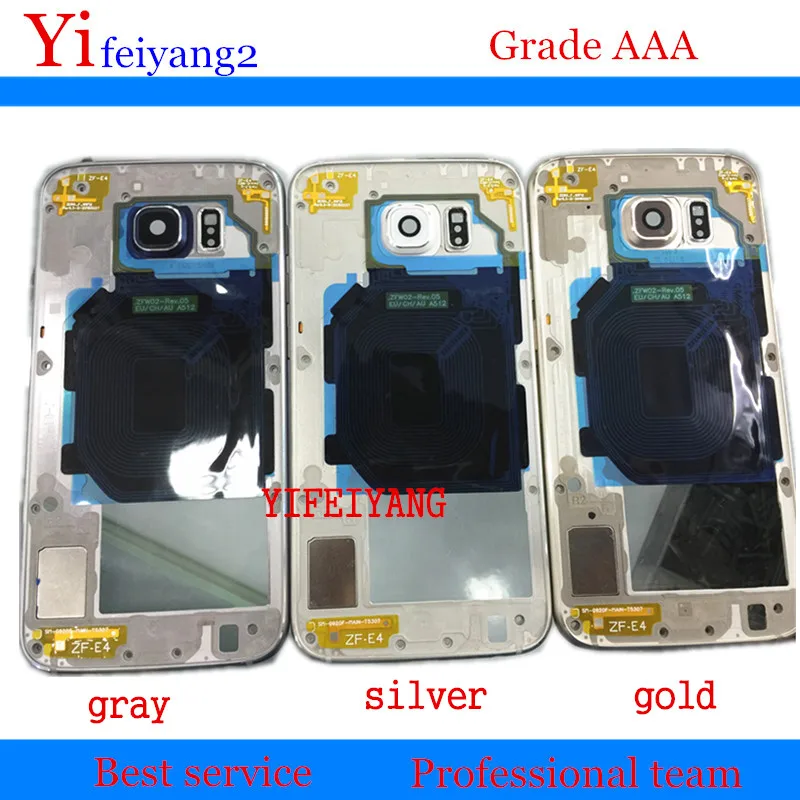 Original fast shipping Middle Back Frame Chassis Plate Bezel Back Housing For Samsung Galaxy S6 G920 S6 edge G925 S6P G928
Original fast shipping Middle Back Frame Chassis Plate Bezel Back Housing For Samsung Galaxy S6 G920 S6 edge G925 S6P G928