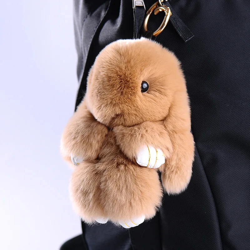 Super Cute Fluffy Bunny Key Chains Bag Pendant 14CM Women Toy Doll Rabbit Fur Pompom Car Keyring Key Holder For The Bag Gift
Super Cute Fluffy Bunny Key Chains Bag Pendant 14CM Women Toy Doll Rabbit Fur Pompom Car Keyring Key Holder For The Bag Gift