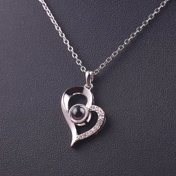 Custom Projection Pendant Necklace Romantic Love Memory Wedding Necklace
Custom Projection Pendant Necklace Romantic Love Memory Wedding Necklace