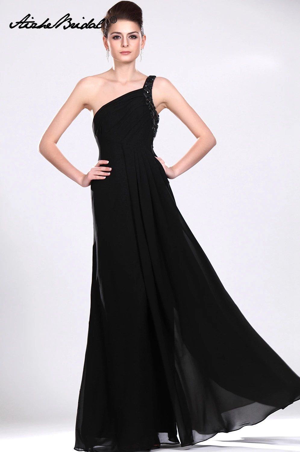 Wedding Party Dress Short Mother Of The Groom Dresses Gorgeous A Line One Shoulder Black Chiffon Mother of the Bride Dress
Wedding Party Dress Short Mother Of The Groom Dresses Gorgeous A Line One Shoulder Black Chiffon Mother of the Bride Dress