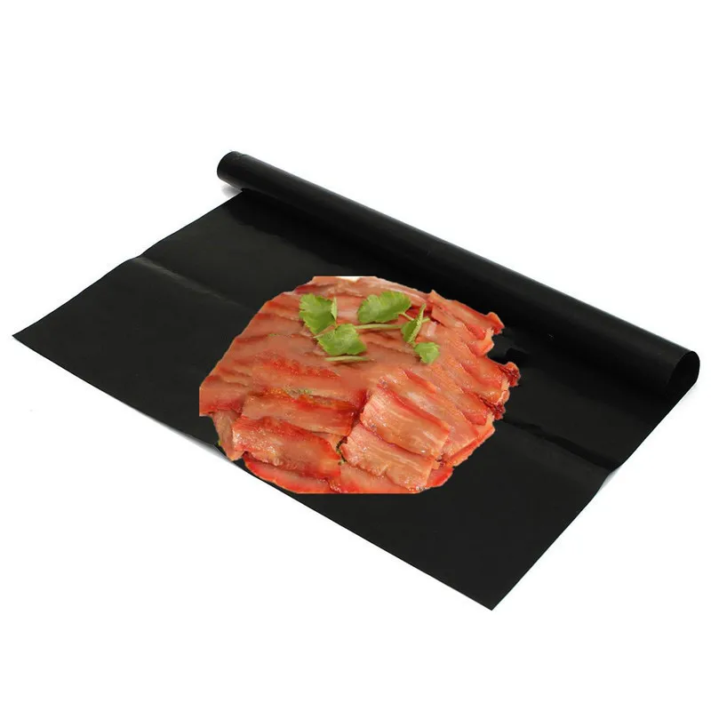 Image 40 x 100cm BBQ Liner Hotplate Non Stick Barbecue Cooking Grill Baking Mat Sheet Outdoor Picnic Indoor Baking