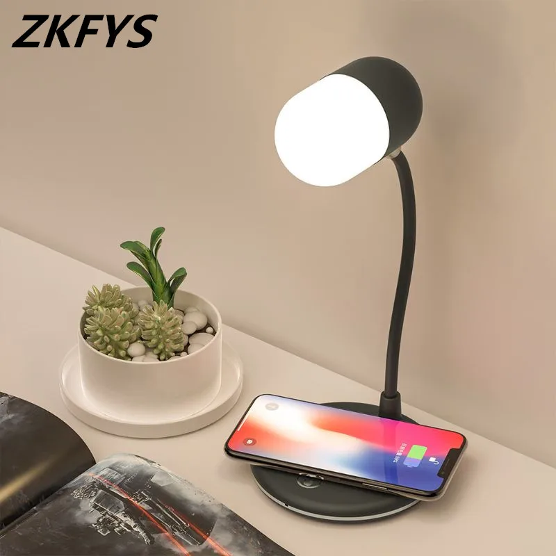 ZKFYS Table Desk LED Lamp Light Qi Wireless Charger For Samsung S10 Fast Desktop Wireless Charging Pad For iPhone 8 X XS Max XR
ZKFYS Table Desk LED Lamp Light Qi Wireless Charger For Samsung S10 Fast Desktop Wireless Charging Pad For iPhone 8 X XS Max XR