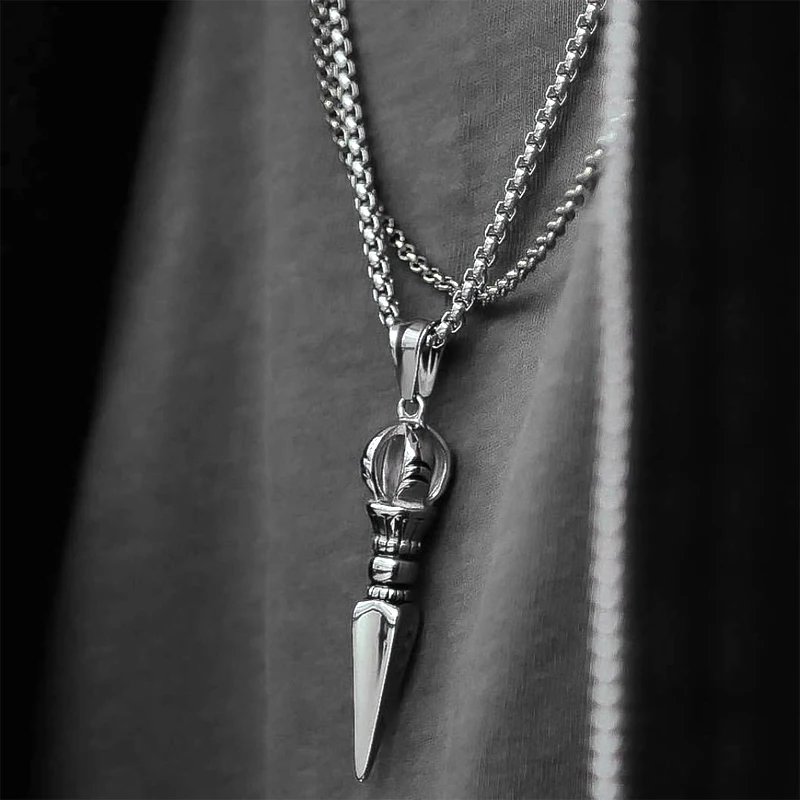 70cm Punk Style Spearhead Design Pendants Necklace For Man Fashion Stainless Steel Chain Jewelry Men Woman Couple Necklaces
70cm Punk Style Spearhead Design Pendants Necklace For Man Fashion Stainless Steel Chain Jewelry Men Woman Couple Necklaces