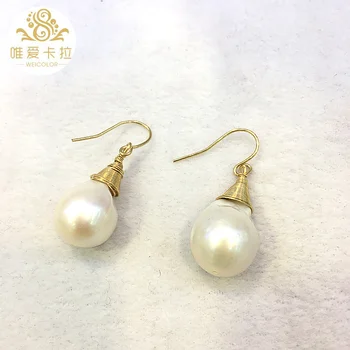 WEICOLOR Water Drop SHaped White Natural Pearl Earring Jewelry With Light Gold Color Metal Not Easy to Lose Color.
WEICOLOR Water Drop SHaped White Natural Pearl Earring Jewelry With Light Gold Color Metal Not Easy to Lose Color.