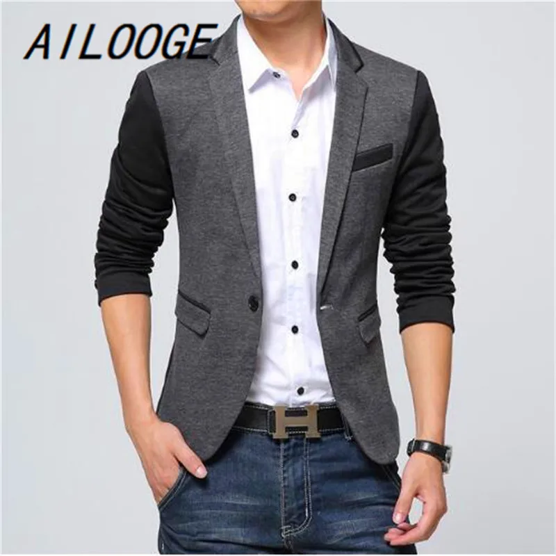 AILOOGE Fashion Casual Men Blazer Cotton Slim Korea Style Suit Blazer Masculino Male Suits Jacket Blazers Men Plus Size M-6XL
AILOOGE Fashion Casual Men Blazer Cotton Slim Korea Style Suit Blazer Masculino Male Suits Jacket Blazers Men Plus Size M-6XL
