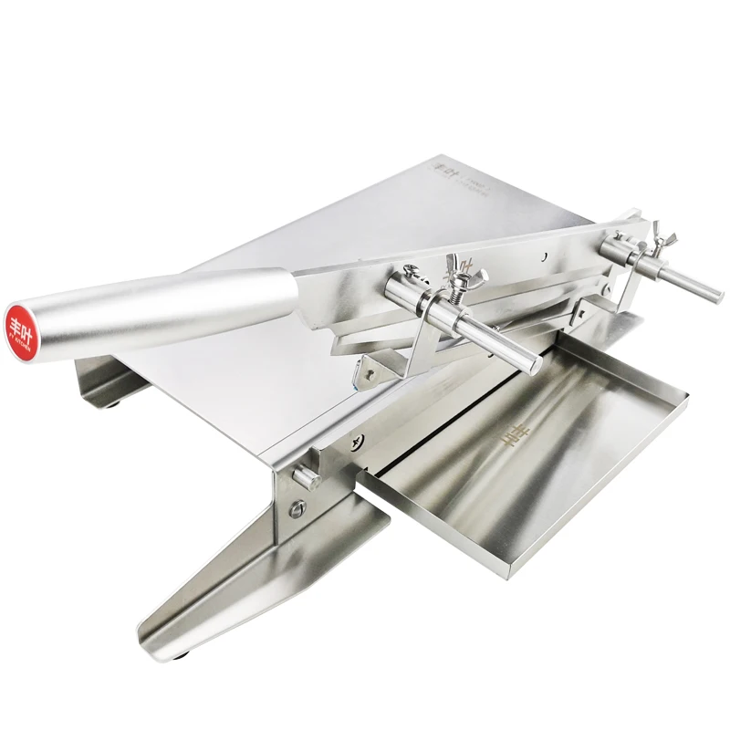 Manual Cutting machine Meat slicer stainless steel Slicer Cut ribs Beef and mutton slices
Manual Cutting machine Meat slicer stainless steel Slicer Cut ribs Beef and mutton slices