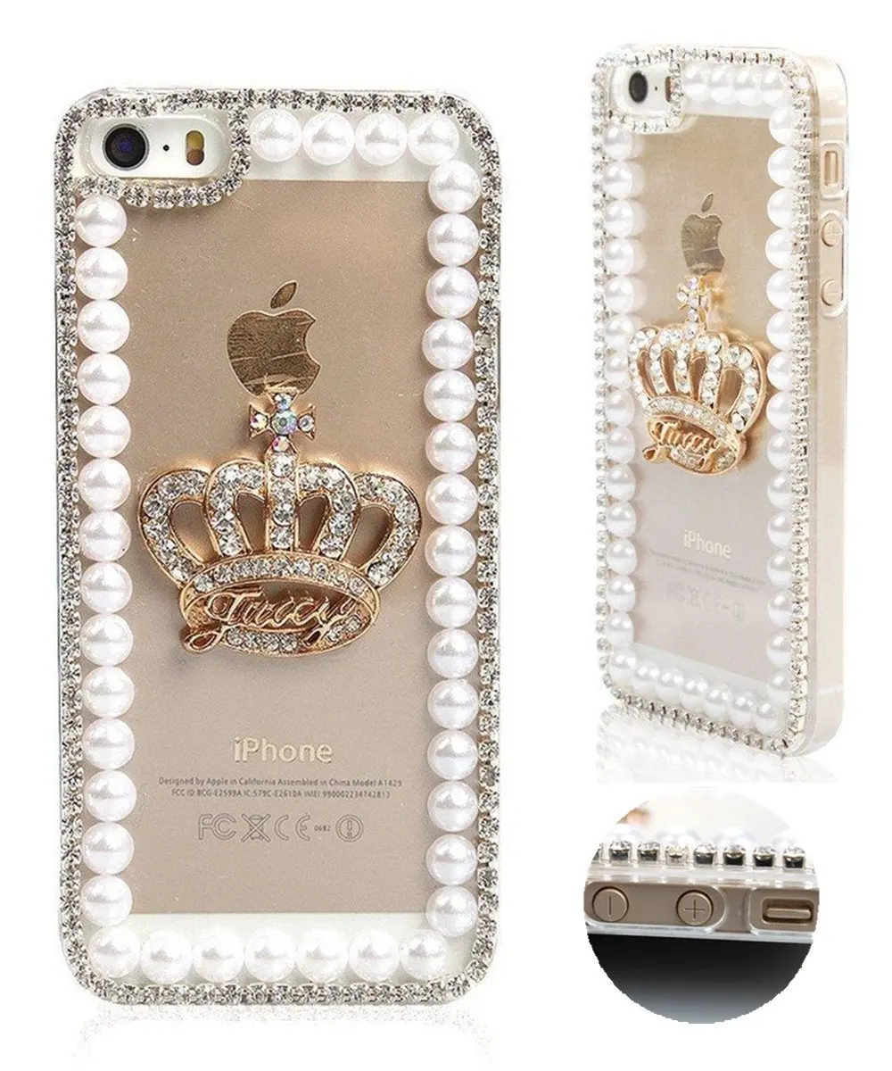 Bling Crystal Golden Imperial Crown Rhinestone Pearl Diamond Sparkle Case for iPhone 11 Pro Max X XS MAX XR 6 6S Plus 7 8 Plus
Bling Crystal Golden Imperial Crown Rhinestone Pearl Diamond Sparkle Case for iPhone 11 Pro Max X XS MAX XR 6 6S Plus 7 8 Plus