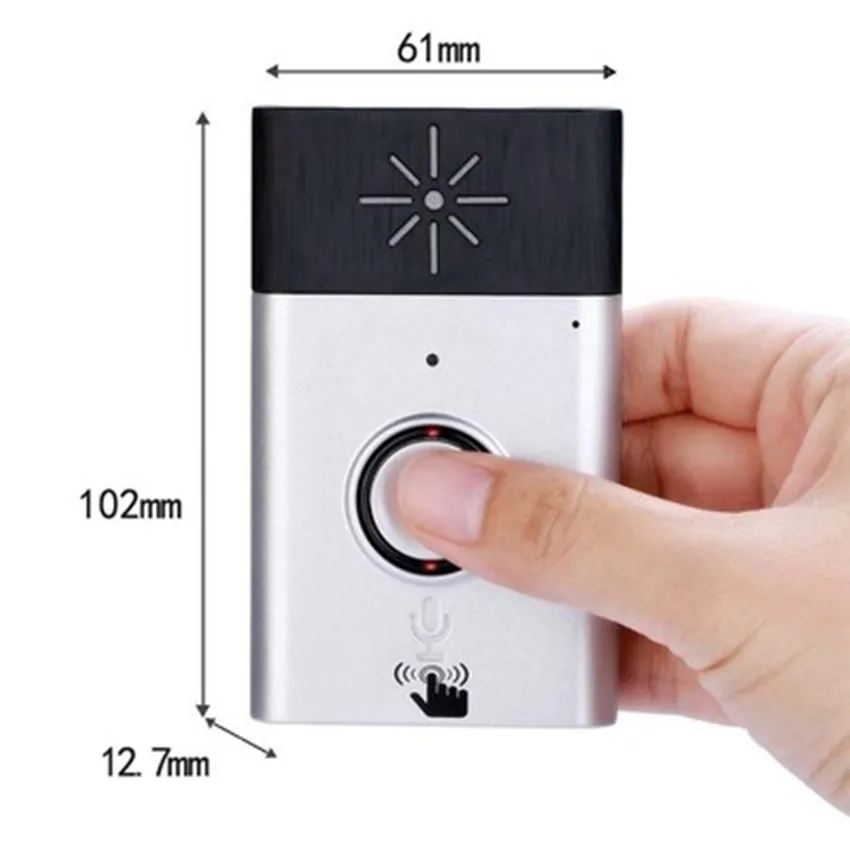 Hot Sale One For Wireless Voice Intercom Doorbell Remote Home Pager Mobile ZY | Безопасность и защита