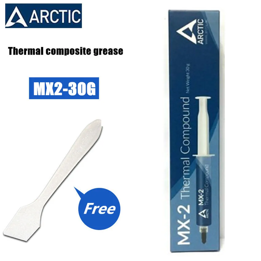 Arctic MX-2 30g processor GPU CPU COOLER Thermal Compound Thermal Grease Conductive Heatsink Plaster Thermal paste Free Shipping
Arctic MX-2 30g processor GPU CPU COOLER Thermal Compound Thermal Grease Conductive Heatsink Plaster Thermal paste Free Shipping