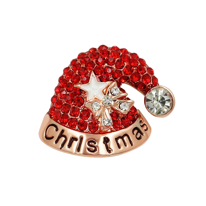 WEIMANJINGDIAN High Quality Red Rhinestones Christmas Hat Brooches For Christmas Gifts
WEIMANJINGDIAN High Quality Red Rhinestones Christmas Hat Brooches For Christmas Gifts