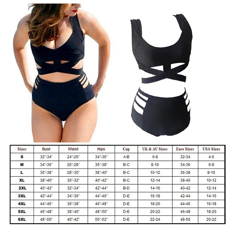 high waisted bikini size 14