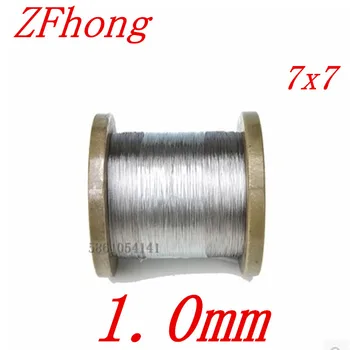 50 meters Diameter 1.0mm 7*7 Stainless Steel Wire Rope steel wire rope steel cord wire line Tow rope clothesline
50 meters Diameter 1.0mm 7*7 Stainless Steel Wire Rope steel wire rope steel cord wire line Tow rope clothesline