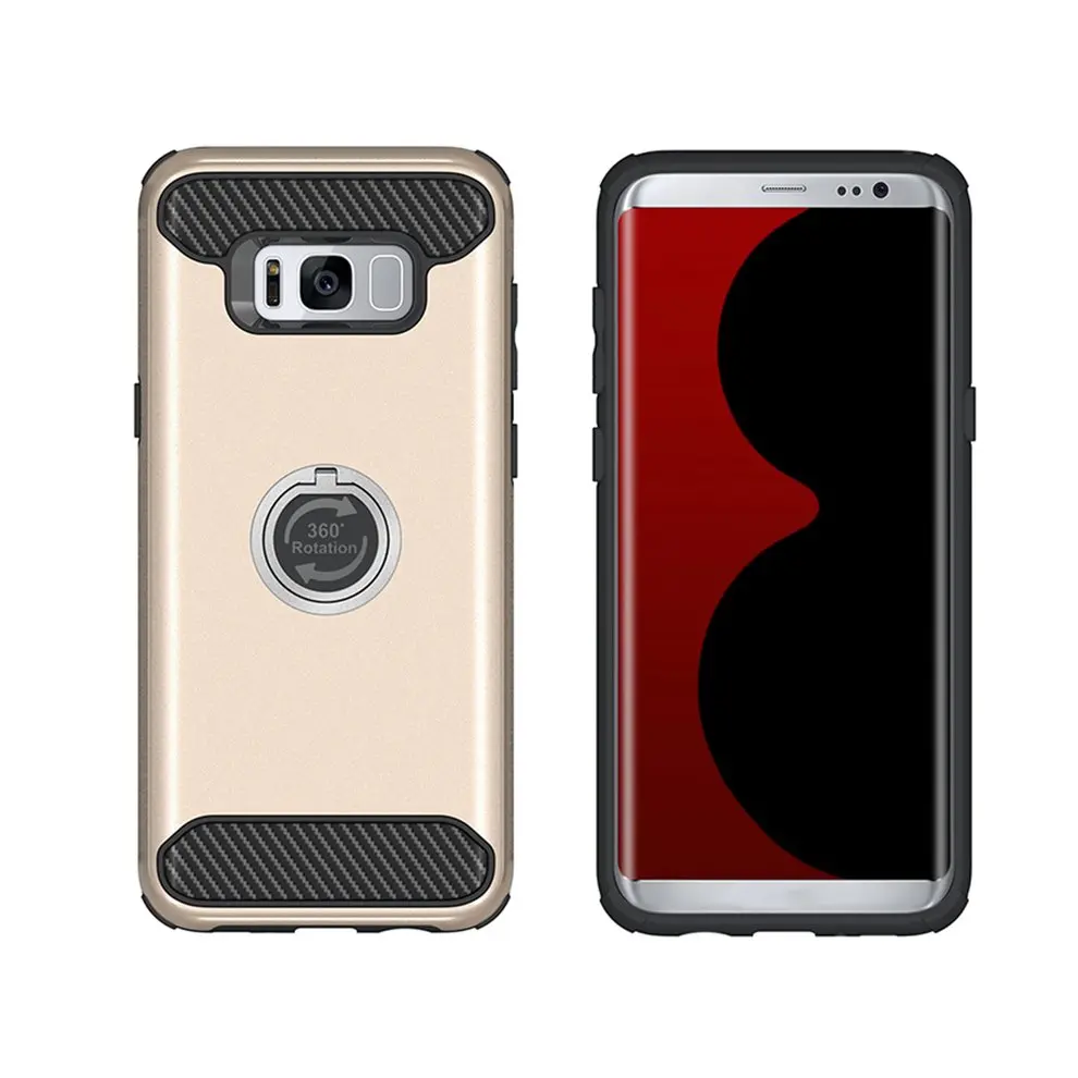 5 Pcs Phone Drop Resistant Solid Gold Color Protective Case Soft Case With Finger Ring For Samsung S8 Plus Mobile Phone Shell
5 Pcs Phone Drop Resistant Solid Gold Color Protective Case Soft Case With Finger Ring For Samsung S8 Plus Mobile Phone Shell