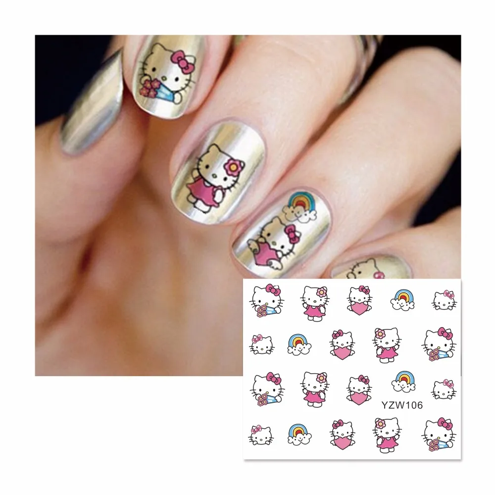 YWK Beauty Multi Pattern Art Cartoon Children Nail Sticker Water Transfer Nail Art Tattoo Temporarily Nail Tips Decals Decor
YWK Beauty Multi Pattern Art Cartoon Children Nail Sticker Water Transfer Nail Art Tattoo Temporarily Nail Tips Decals Decor