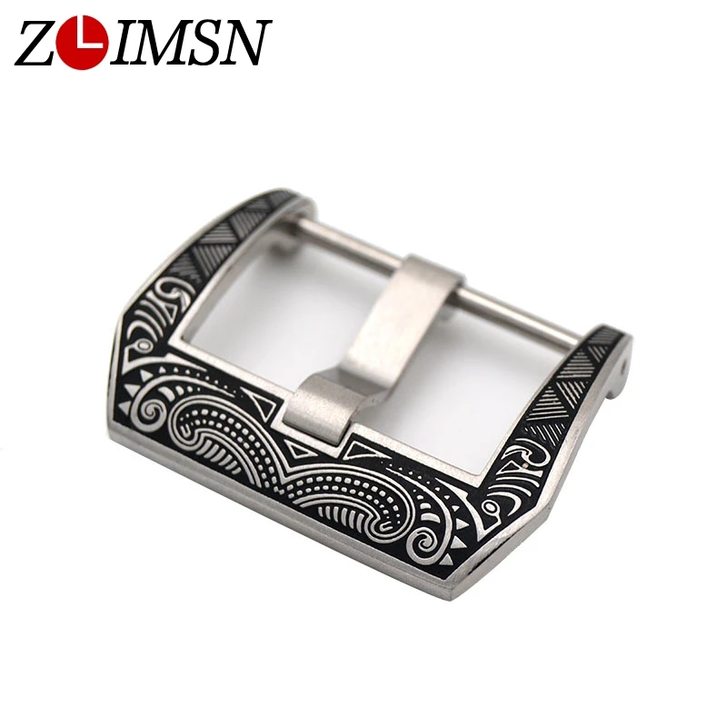 ZLIMSN Engraved Buckle Stainless Steel Watch Buckles Black Watches Carved Clasp 22mm 24mm Relojes Hombre 2019 for Panerai
ZLIMSN Engraved Buckle Stainless Steel Watch Buckles Black Watches Carved Clasp 22mm 24mm Relojes Hombre 2019 for Panerai