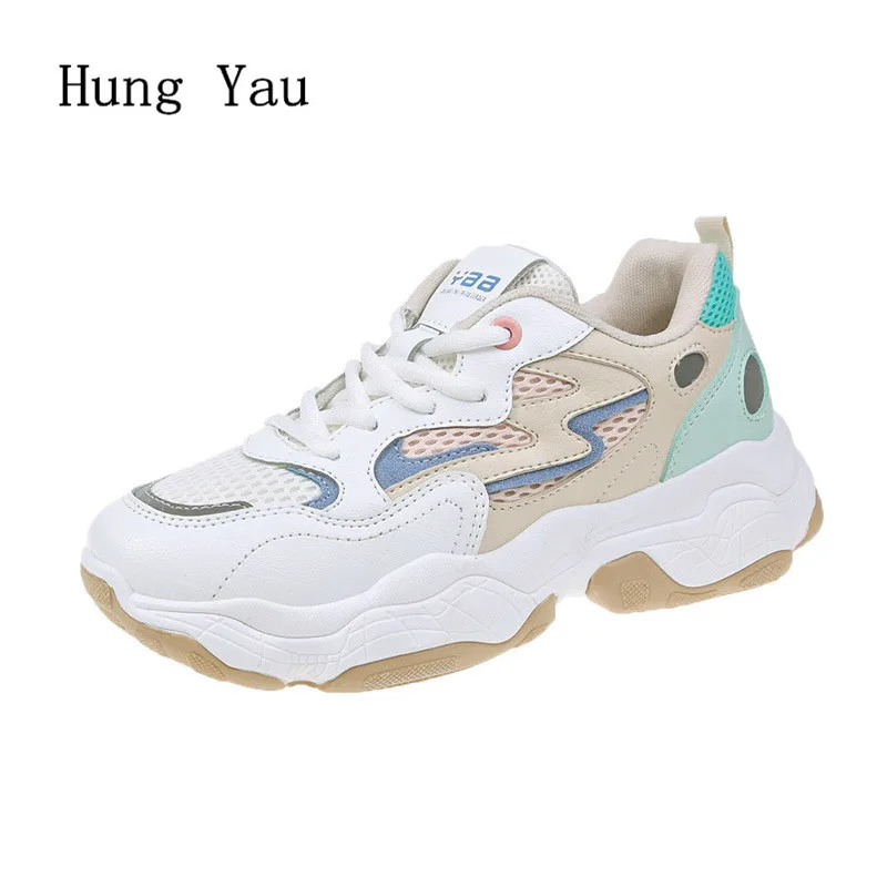 Women Casual Shoes Flats Fashion Outdoor Summer Mesh Breathable Couple Lace Up Height Increasing Shoes Woman Platform
Women Casual Shoes Flats Fashion Outdoor Summer Mesh Breathable Couple Lace Up Height Increasing Shoes Woman Platform