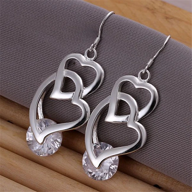 ESE174 Wholesale silver plated earrings , Factory price 925 stamped fashion jewelry Inlaid Double Heart Earrings E174 /bajajrqa
ESE174 Wholesale silver plated earrings , Factory price 925 stamped fashion jewelry Inlaid Double Heart Earrings E174 /bajajrqa