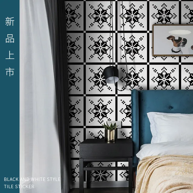 Self adhesive white and black style bathroom wallpaper anti-slip floor tile waterproof wall stickers kitchen floor tile sticker
Self adhesive white and black style bathroom wallpaper anti-slip floor tile waterproof wall stickers kitchen floor tile sticker
